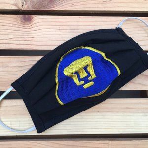 Package of 10 Handmade Mexican Pumas Futbol Face Masks